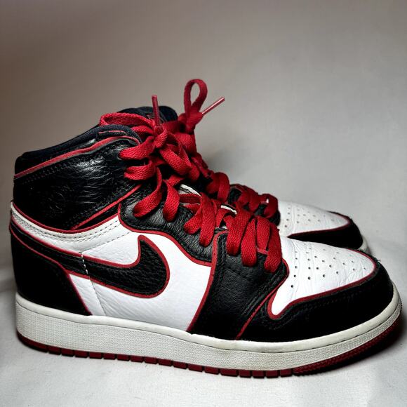 Size 5 - Nike Air Jordan 1 Retro High OG BG Bloodline Men's Shoes